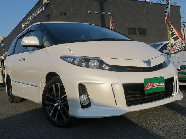 アエラス プレミアムエディション 後期 1オーナー 禁煙車 両側電動スライドドア クルーズコントロール 黒ハーフレザーシート パワーシート オットマン ウォークスルー 地デジナビ DVD再生 Bluetoothオーディオ バックカメラ(1枚目)