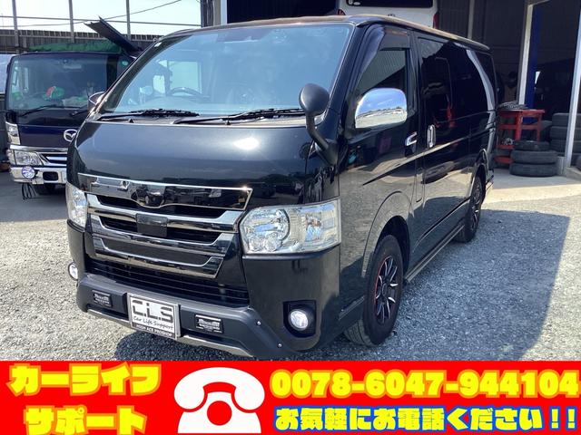 スーパーＧＬ　ダークプライムＩＩ　５型　４ＷＤ　ＴＲＤデイライト付きバンパーガード　社外アルミホイール　トヨタセーフティセンス　モデリスタグリルカバー　社外サイドスカート　社外リアスポイラー　ドライブレコーダー　ＬＥＤフォグランプ