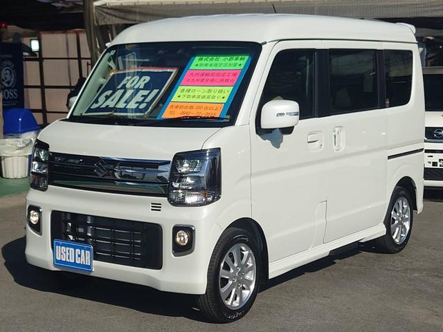 エブリイワゴン(スズキ) ＰＺターボスペシャル　ハイルーフ　届出済未使用車　両側Ｐドア　純正ディスプレイオーディオ　衝突軽減ブレーキ　コーナーセンサー　Ｂｌｕｅｔｏｏｔｈ　バックカメラ　レーン逸脱警報　オートハイビーム　ＬＥＤヘッドライト　ＵＳＢ入力　シートヒーター　スマートキー 中古車画像