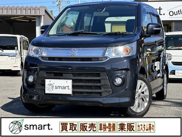 ワゴンＲスティングレー(スズキ) Ｘ　ＳＤナビ　フルセグ　ＤＶＤ再生　ＣＤ　シートヒーター　ＨＩＤヘッドライト　フォグ　セーフティーサポートブレーキ　スマートキー　プッシュスタート　純正アルミ　ベンチシート 中古車画像