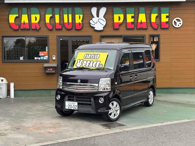 エブリイワゴン(スズキ) PZターボスペシャル ETC 両側電動スライドドア ナビ TV HID キーレスエントリー 電動格納ミラー AT 盗難防止システム ABS CD USB アルミホイール 衝突安全ボディ エアコン パワーステアリング 中古車画像