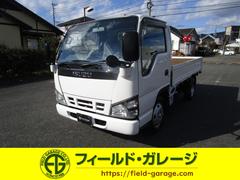 エルフトラック 2tフルフラットロー平ボディー ・内外装クリーニング仕上・ワンオーナー車・運転席エアバック・ABS・HSA(坂道発進装置)・左側電動格納ミラー 中古車画像