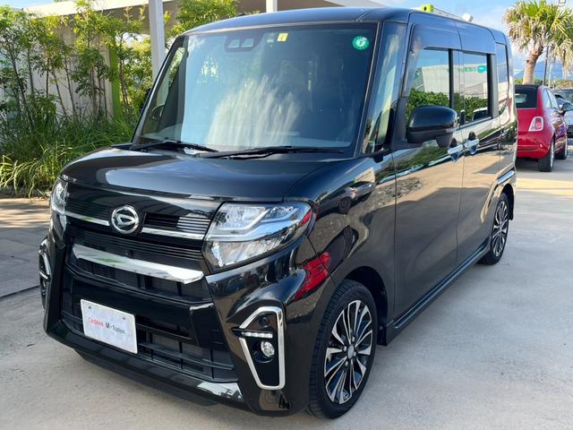 タント カスタムＲＳセレクション　純正ナビ　全方位モニター　禁煙車　ターボ　両側電動スライドドア　衝突軽減装置　ＥＴＣ　ドライブレコーダー　シートヒーター　障害物センサー　Ｂｌｕｅｔｏｏｔｈ（1枚目）