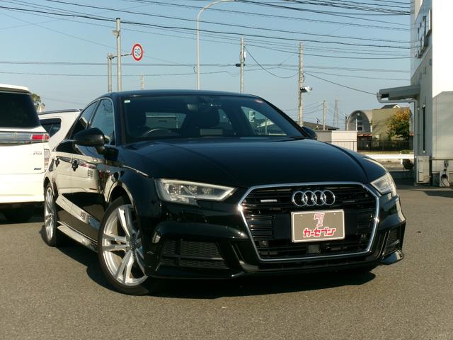 Ａ３セダン(アウディ) ２．０ＴＦＳＩクワトロ　スポーツ　Ｓラインパッケージ　禁煙車　純正ナビ　ＢＣ　ＢＴ　Ｐセンサー　フルセグ　パドルシフト　オートライト　ＬＥＤ　ＦＲフォグ　ドラレコ　ＥＴＣ　スマートキー　スペアキー　電動シート　シートヒーター　ＡＡＣ　ＡＢＨ　純正１８ＡＷ 中古車画像