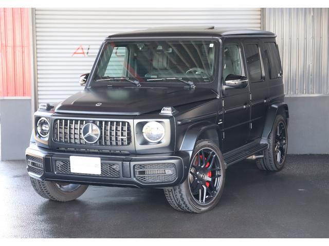 Ｇクラス(AMG) Ｇ６３　エディションマットブラック　レザーエクスクルーシブＰＫＧ　ナイトＰＫＧ　ＡＭＧカーボンインテイリア　パフォーマンスエグゾースト　社外ステアリング 中古車画像