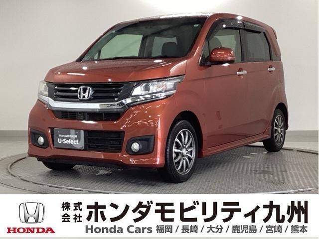 Ｎ−ＷＧＮカスタム(ホンダ) Ｇ・Ａパッケージ　純正ナビ　ワンセグ　リアカメラ　追突被害軽減ブレーキ　フロントベンチシート　Ｒカメ　ＡＵＴＯエアコン　助手席エアバック　ＡＢＳ　パワーウィンドウ　カーテンエアバック　ＤＶＤ再生機能　横滑り防止　ＥＴＣ 中古車画像