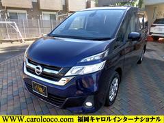 セレナ S 追突軽減ブレーキセーフティスマートキー&プッシュスタートパワスラドア純正ナビ全方位バックカメラフルセグTVフリップダウンモニター8人乗クラッシオレザーシートカバー前後障害物センサーBluetoot 中古車画像