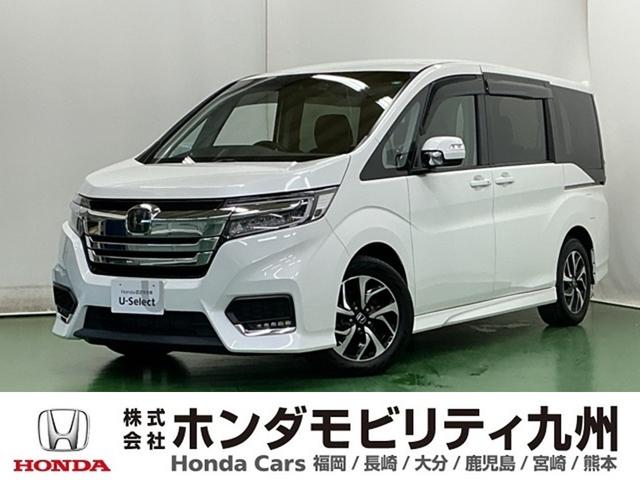 ステップワゴンスパーダ(ホンダ) スパーダホンダセンシング　ドラレコ　ナビ　Ｒカメラ　ブルートゥース　盗難防止　助手席エアバッグ　Ｗパワスラ　記録簿有　地デジ　ＬＥＤライト　横滑り防止システム　オートエアコン　リアカメラ　ドライブレコーダー装着車　ＵＳＢ 中古車画像