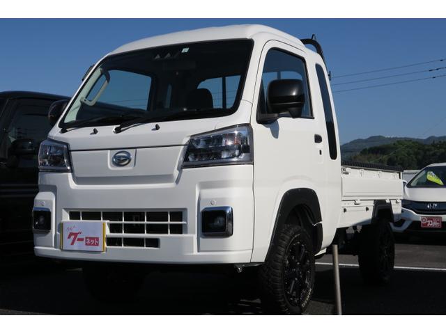 　セレクト４ＷＤ車　ルーフラック　ナビ　フルセグ　パーキングサポート　荷台ジェラルミン加工　アイドリングストップ　作業灯　社外１５インチアルミホイール　マッドタイヤ　オーバーフェンダー　エアロ