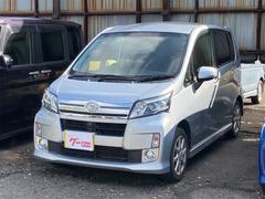 ムーヴ カスタム X アイドリングストップ ナビ地デジTV Bluetooth スマートキー 電動格納ドアミラー オートライト プッシュスターター LEDヘッドライト 純正14インチAW ウォーターポンプ交換済 中古車画像