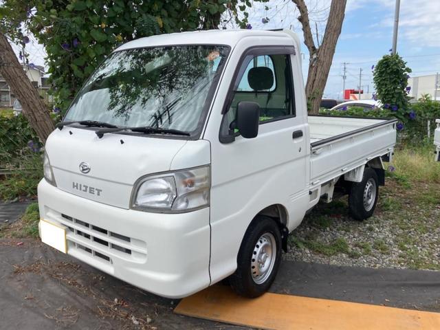 ハイゼットトラック 　４ＷＤ　スペアキー　エアコン　パワステ　記録簿　マニュアル５速車（1枚目）