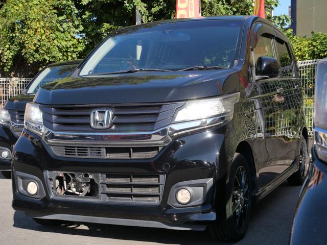 Ｎ−ＷＧＮカスタム(ホンダ) Ｇ・Ａパッケージ　衝突軽減ブレーキ　アイドリングストップ　横滑り防止装置　ナビ　ＥＴＣ　スマートキー　プッシュスターター　電動格納ドアミラー　オートエアコン　ベンチシート　ＨＩＤヘッドライト　アルミホイール 中古車画像