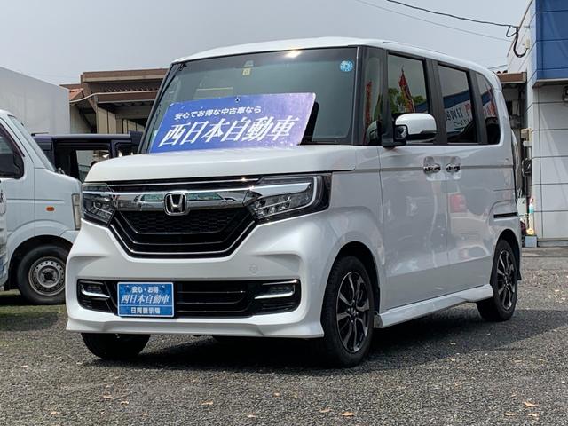 ホンダ Ｎ－ＢＯＸカスタム Ｇ・Ｌホンダセンシング　衝突軽減ブレーキ　車線逸脱アラート　クルーズコントロール　シーケンシャルウィンカー　ＵＳＢ急速充電　バックカメラ　Ｂｌｕｅｔｏｏｔｈオーディオ　両側スライド左側パワースライドドア　パナソニックナビ