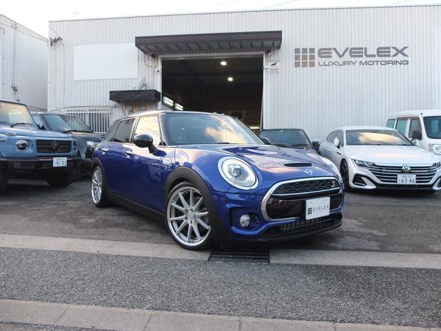 ＭＩＮＩ ＭＩＮＩ クーパーＳ　クラブマン　車検Ｒ８年５月　ＢＩＬＳＴＥＩＮ車高調　ＷＯＲＫグノーシス１９ＡＷ　アルパイン製フルセグ　ドラレコ　ＭＩＮＩ専用黒革調シートカバー　ＬＥＤライト＆フォグ　レーダークルコン　保証書　取説　スペアキー