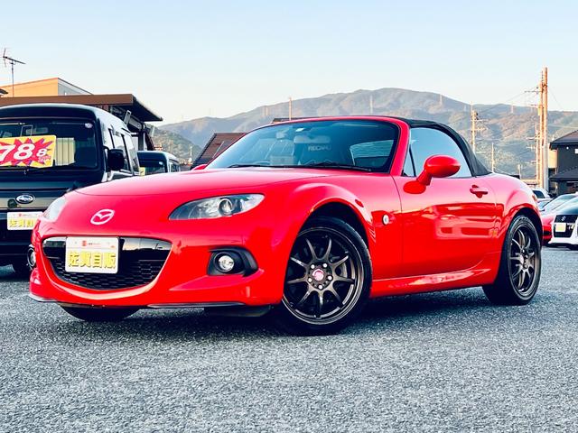 ロードスター(マツダ) Ｓ　ＲＥＫＡＲＯシート・オーリンズDampers・ＷＯＲＫ１７インチアルミ・オートエグゼメンバーブレス・ 中古車画像