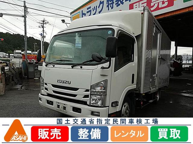 いすゞ エルフトラック２ｔワイドアルミバンサイドドア 日本フルハーフ ウィングバンの中古車 車体価格299万円 16 平成28 年式 走行15 3万キロ 車体色ホワイト 福岡県糟屋郡須恵町植木１３１９ １ 朝日自動車株式会社 中古トラック レンタル店 の在庫 グーネット中古車