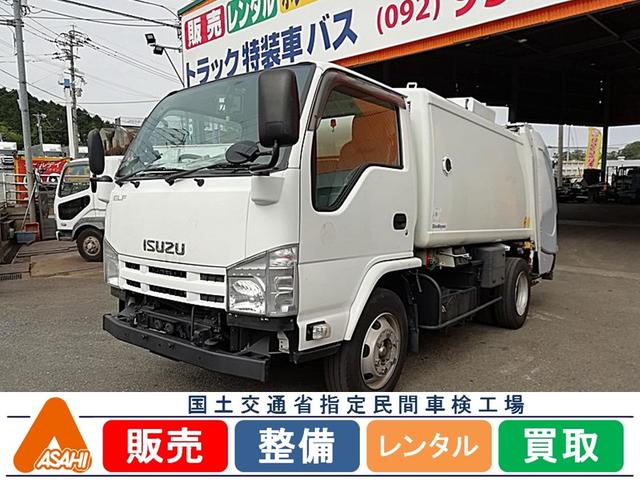 中古車 いすゞ エルフトラック ３ ４ｔ巻込み式パッカー車５ ８立米 架装メーカー新明和中古車販売実績 12 28 朝日自動車株式会社 中古 トラック レンタル店 中古車なら グーネット中古車