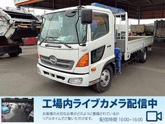 日野　ヒノレンジャー　　２．７５ｔ　４段　クレーン車