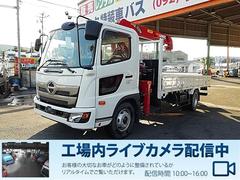 日野　ヒノレンジャー　　２．４ｔ　４段クレーン付　ユニックラジコン付