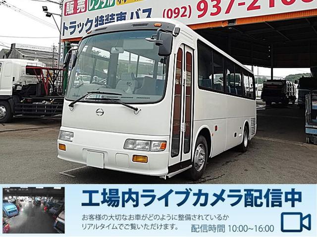 日野 リエッセ 　２９人乗り小型バス　送迎仕様　内装仕様／標準　クーラー方式／サブエンジン付　モケットあり　自動ドア