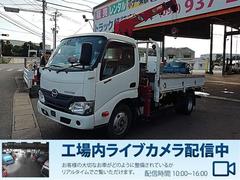 デュトロ  3t 標準ロング 3段クレーン ラジコン付 クレーンメーカー/ユニック クレーン段数/3段 フックインあり ラジコンあり アオリ/木 アオリ穴/6個 セイコーラック/2個 中古車画像