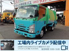 エルフトラック  2t プレス式 4.2立米 パッカー車 内容量/4.2m3 作動方式/プレス 連続スイッチあり 荷箱前物入れあり 工具箱/1個 中古車画像