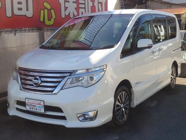 ハイウェイスター　Ｖセレ＋セーフティＩＩ　ＳＨＶ　後席モニター　ＥＴＣ　全周囲カメラ　クリアランスソナー　オートクルーズコントロール　レーンアシスト　衝突被害軽減システム　両側電動スライドドア　オートライト　ＬＥＤヘッドランプ　スマートキー