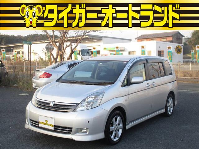 プラタナ 片側パワースライドドア フリップダウンモニター 社外メモリーナビ フルセグ DVD再生 CD Bluetooth ETC オートライト HID キーレス バックカメラ タイミングチェーン 7人乗り(1枚目)