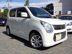 ワゴンR FXリミテッド 禁煙車 フルセグナビ 前後ドライブレコーダー Bluetoothオーディオ CD DVD スマートキー2個 プッシュスタート ベンチシート 車検令和9年5月 純正アルミホイール オートエアコン 中古車画像