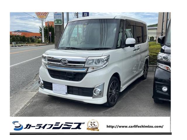 ダイハツ タント カスタムＲＳ　トップエディションＳＡＩＩ　ＥＴＣ　バックカメラ　両側電動スライドドア　ナビ　ＴＶ　クリアランスソナー　衝突被害軽減システム　オートライト　ＬＥＤヘッドランプ　スマートキー　アイドリングストップ　電動格納ミラー　ベンチシート