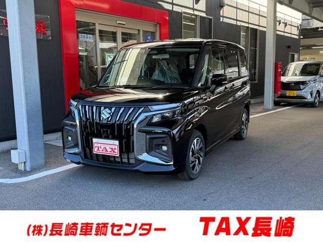 ソリオバンディット(スズキ) ハイブリッドMV 9インチナビ フルセグ 全方位カメラ 両側パワースライド スマートキー セーフティサポート シートヒーター クルーズコントロール ヘッドアップディスプレイ 純正アルミ LED BSM 中古車画像