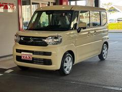 スペーシア ハイブリッドX スマートキー 8インチナビ フルセグ CD DVD LEDライト シートヒーター オットマン 両側パワースライド セーフティサポート 中古車画像