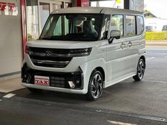 スペーシアカスタム ハイブリッドXS スマートキー 8インチナビ フルセグ CD DVD LEDライト フォグランプ ヘッドアップディスプレイ オットマン 両側パワースライド シートヒーター ステアリングヒーター セーフティサポート 中古車画像