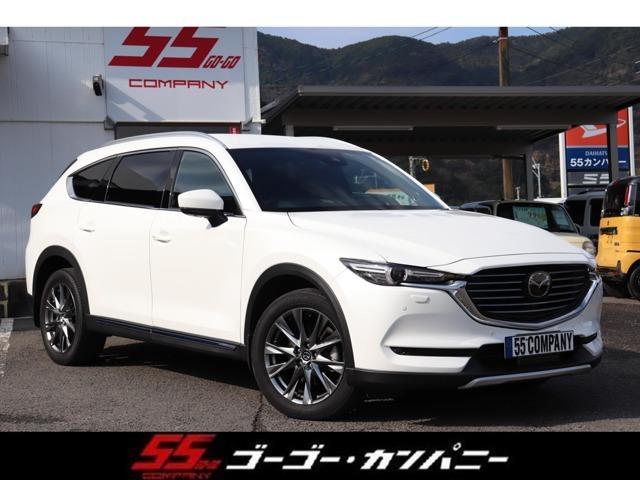 マツダ ＣＸ－８ ＸＤ　Ｌパッケージ　クリーンディーゼル／パノラミックビューモニター／ナビ／ＴＶ／Ｂｌｕｅｔｏｏｔｈ／ＣＤ／ＤＶＤ／電動レザーシート／シートヒーター／ステアリングヒーター／パワーバックドア／ＬＥＤヘッドライト／Ｂカメラ