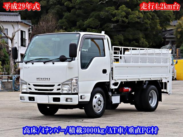 エルフトラック 　３ｔ　平ボデー　高床　ＰＧ付　ＡＴ車　ＴＰＧ－ＮＫＲ８５Ａ（1枚目）