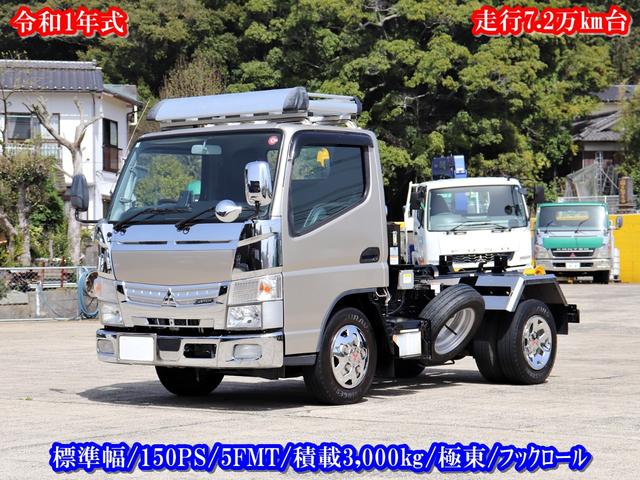 キャンター(三菱) ３ｔ　フックロール　４ナンバー　２ＰＧ−ＦＢＡＶ０ 中古車画像