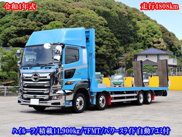 日野 プロフィア 　２５ｔ　重機運搬車　４軸低床　自動アユミ　２ＤＧ－ＦＷ１ＡＨＧ