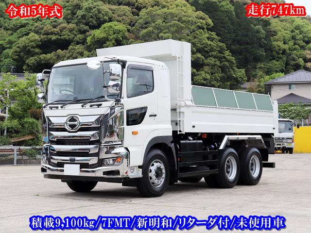 積載量９，１００ｋｇ　荷台内寸５１０×２２０×５０ 新明和（ＤＲＳ１１－００１０Ｓ　電動コボレン付）　タイヤ：新品