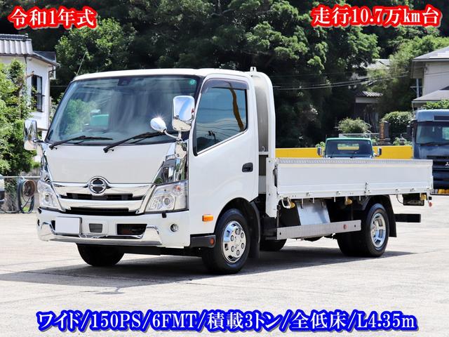 デュトロ 　３ｔ　平ボデー　全低床　ワイドロング　２ＲＧ－ＸＺＵ７１２Ｍ（1枚目）
