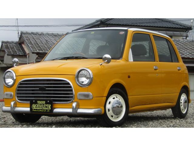 ダイハツ ミラピコ６６０ ミラジーノ仕様 フェンダーミラー ダウンサスの中古車 車体価格30万円 02 平成14 年式 走行15 1万キロ 車体色イエロー 長崎県大村市大川田町３４８ １ 株式会社 新郷商会 トレード カーラインの在庫 グーネット中古車