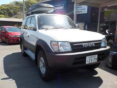 トヨタ　ランドクルーザープラド　ＴＸ　４ＷＤ　１ナンバー　ルーフキャリア