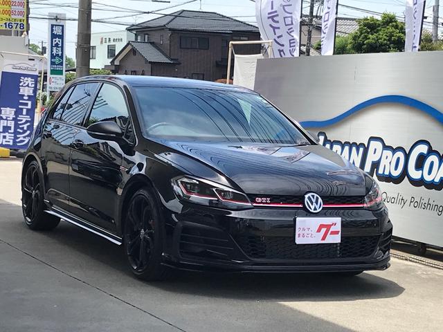 ゴルフＧＴＩ(フォルクスワーゲン) ２００台限定車　ＴＣＲ専用エアロパーツ　禁煙車　ワンオーナー　車検令和７年３月　マットブラック純正１９インチアルミホイール　チタンマフラー 中古車画像