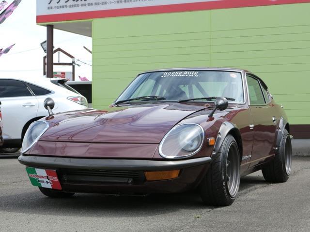 ２４０ＺＧ　ＲＢ２６０ＤＥＴエンジン公認　ＲＢターボ用５速ミッション　ワンオフマフラー　燃料タンク　フロントインタークーラー　ロールバー　車高調　ワタナベ１５インチＡＷ