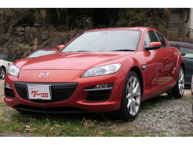 マツダ ＲＸ－８ タイプＳ　６速ミッション　後期型　アルミホイール　ＨＩＤ　革シート　シートヒーター　パワーシート　スマートキー　ＥＴＣ　ナビ　フルセグＴＶ　ＤＶＤ　盗難防止システム　ＡＢＳ