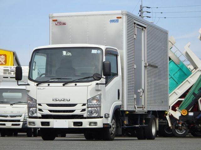 いすゞ エルフトラック 　日本フルハーフ　Ｔ２ＤＵ８６４標準ロングアルミバン　床板張り