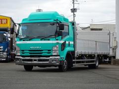 フォワード  新明和跳ね上げ式パワーゲート付ワイドアルミ平 エアサス アオリ5方開 ラッシングレール1段 引出し式フック11対 ゲート昇降質量1000kg ゲート寸法 縦1550×横2400 中古車画像