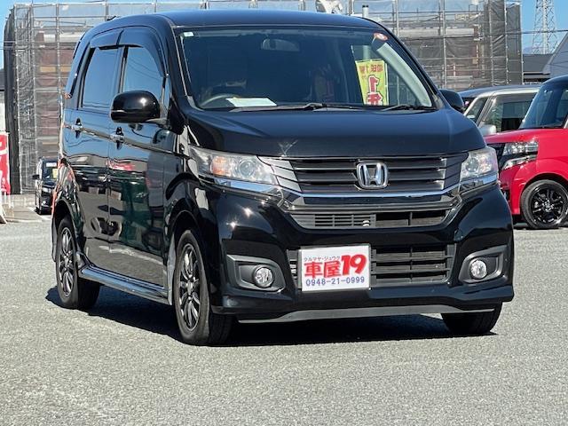 N−WGNカスタム(ホンダ) G 禁煙車 6ヶ月保証付 フルセグTVナビ Bluetooth ETC HID 純正アルミホイール オートライト スマートキー アイドリングストップ 中古車画像