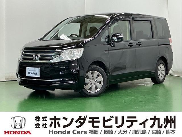 ステップワゴン(ホンダ) ＧＥセレクション　ナビ　Ｒカメラ　ブルートゥース　ワンセグＴＶ　横滑防止装置　デュアルエアバッグ　三列シート　キーレスエントリーキー　ＥＴＣ車載器　ＰＷ　ＰＳ　盗難防止装置　記録簿　ＡＡＣ　リアカメラ　運転席エアバック 中古車画像