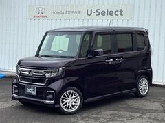 ホンダ　Ｎ−ＢＯＸカスタム　Ｌターボ　純正メモリーナビＬＥＤライト　地デジフルセグＴＶ　シートヒータ