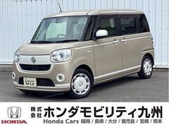 ムーヴキャンバス GホワイトアクセントリミテッドSAIII 全周囲モニター 左右パワースライドドア ベンチシート フルセグテレビ ETC車載器 スマートエントリー セキュリティ LED パワステ キーフリー ナビTV 中古車画像